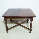 Solid English Oak 6-Seater Extension Table