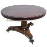 Victorian Round 4-Seater Solid Mahogany Table