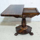 Victorian Swivel Top Rosewood Card Table
