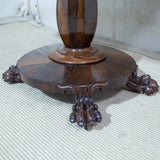 Victorian Swivel Top Rosewood Card Table