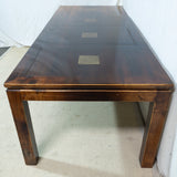 8-Seater Chinese Elmwood Table & Chairs