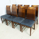 8-Seater Chinese Elmwood Table & Chairs