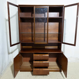 Mid-Century Mahogany Display Cabinet