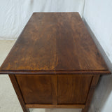Solid Kiaat Wood 6-Drawer Desk