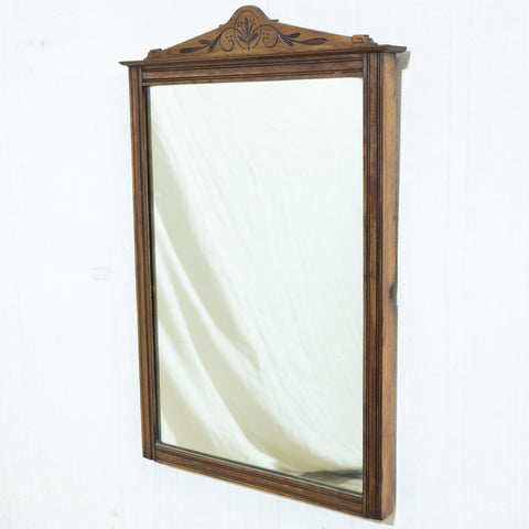 Antique Satinwood Mirror
