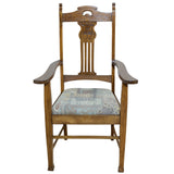 Edwardian Oak Carver Chair