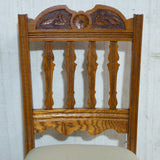 Pair of Oak Art Nouveau Dining Chairs