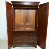 Georgian Mahogany 2-Door Wardrobe