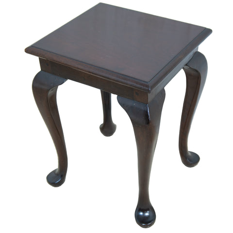 Solid Imbuia Square Side Table