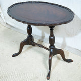 Sheraton Style Oval Mahogany Side Table