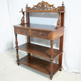 Victorian Walnut 4-Tier Dumbwaiter