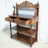Victorian Walnut 4-Tier Dumbwaiter