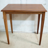 Tall Solid Kiaat Wood Side Table