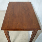 Tall Solid Kiaat Wood Side Table