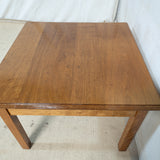 Square Solid Kiaat Wood Coffee Table