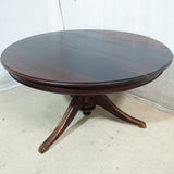 6-Seater Round Solid Blackwood Dining Table