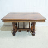 Ornate Solid European Oak Coffee Table