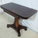 William IV Rosewood Card Table
