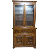 Edwardian Solid Walnut Secretaire
