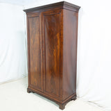 Georgian Mahogany 2-Door Wardrobe