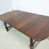 Solid Oak 10-Seater Extension Table