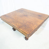 Ornate Solid European Oak Coffee Table