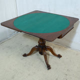 Victorian Maple Card Table