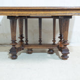 Ornate Solid European Oak Coffee Table