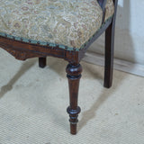 Victorian Eastlake Walnut Parlor Chair