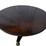 6-Seater Round Victorian Rosewood Dining Table