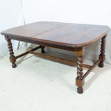 Solid Oak 10-Seater Extension Table