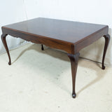 Queene Anne Style Mahogany 6-Seater Table & Chairs