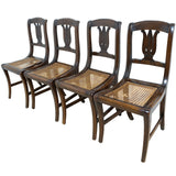 4x Mahogany Regency Dining Chairs for sale in cape town. Furniture dealer.