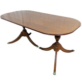 6-Seater Regency Style Oval Mahogany Table for sale in cape town. Secondhand furniture shop.