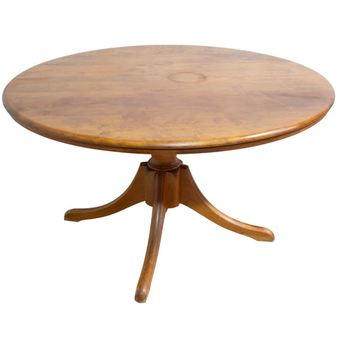 6-Seater Round Solid Cedar Wood Table
