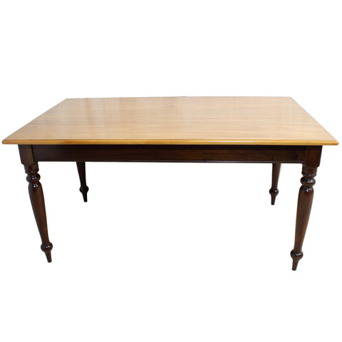 6-Seater Solid Yellowwood & Imbuia Dining Table for sale in cape town. Kists available too.