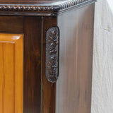 Long Antique Solid Stinkwood & Yellowwood Sideboard