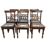 6x Blackwood & Riempie Bar-Back Chairs for sale in cape town. Furniture store.