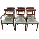 Mahogany Regency Style Dining Chairs for sale in cape town. Secondhand dealer. Furniture store.