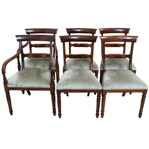Mahogany Regency Style Dining Chairs for sale in cape town. Secondhand dealer. Furniture store.