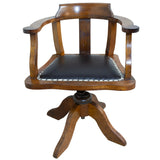Antique Mahogany Captains Swivel Chair for sale in cape town. Furniture store. Mid century furniture available too.