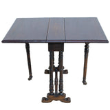 Antique Solid Oak Dropside Side Table for sale in cape town. Furniture dealer.
