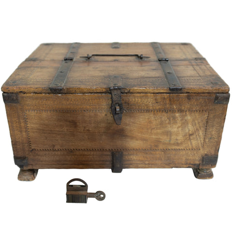 Antique Teak Indian Box