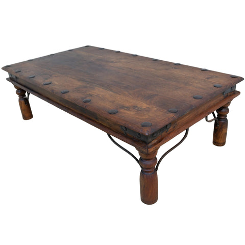 Antique Teak Indian Coffee Table for sale in cape town. Furniture store. Antiques dealer.