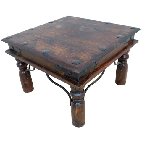 Antique Teak Indian Side Table for sale in cape town. Furniture dealer.