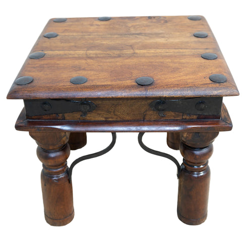 Antique Teak indian Small Side Table