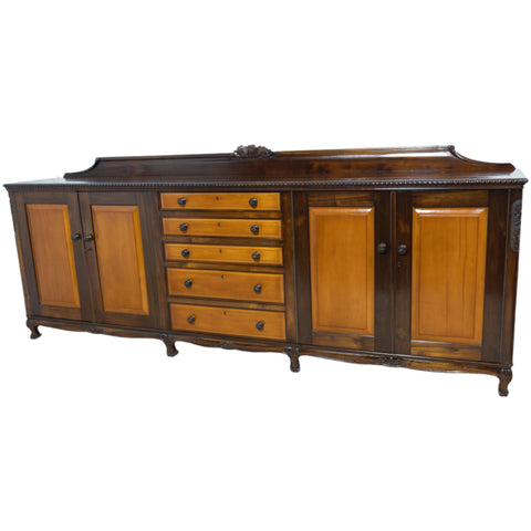 Antique stinkwood sideboard for slae in cape town. Furniture dealer. Furniture repairs. Cape cottage furniture.