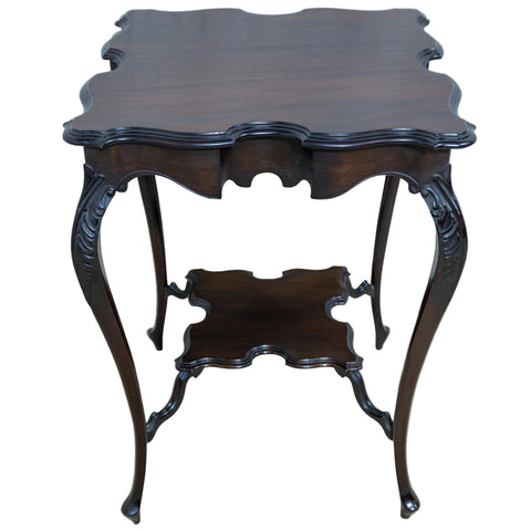 Edwardian Mahogany 2-Tier Lamp Table for sale in cape town. Furniture store.