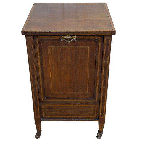 Edwardian Mahogany Purdonium Coal Scuttle for sale in cape town. Secondhand furniture store.