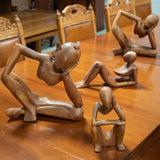 Hand Carved Abstract Thinker Statues